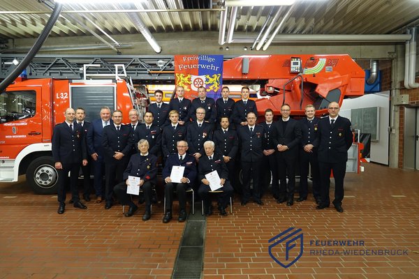 Jahreshauptversammlung Löschzug Wiedenbrück