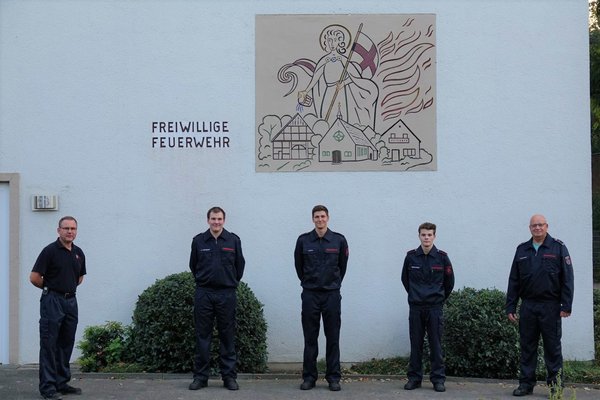 Beförderungen beim Löschzug Lintel