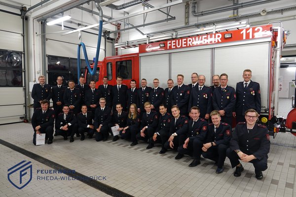 Jahreshauptversammlung Löschzug Wiedenbrück